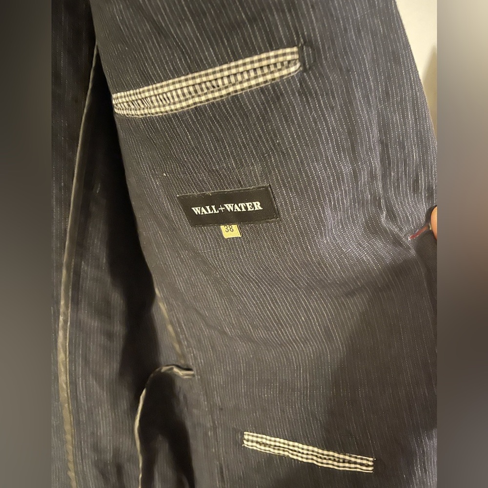 Denim style blazer